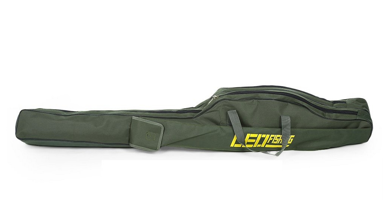 Double Fishing Rod Bag with Side Pocket 1Mtr or 1.5Mtr - Guns R Us