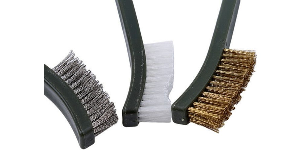 3pcs Cleaning Brush Kit, Brass, Steel And Nylon - Guns R Us