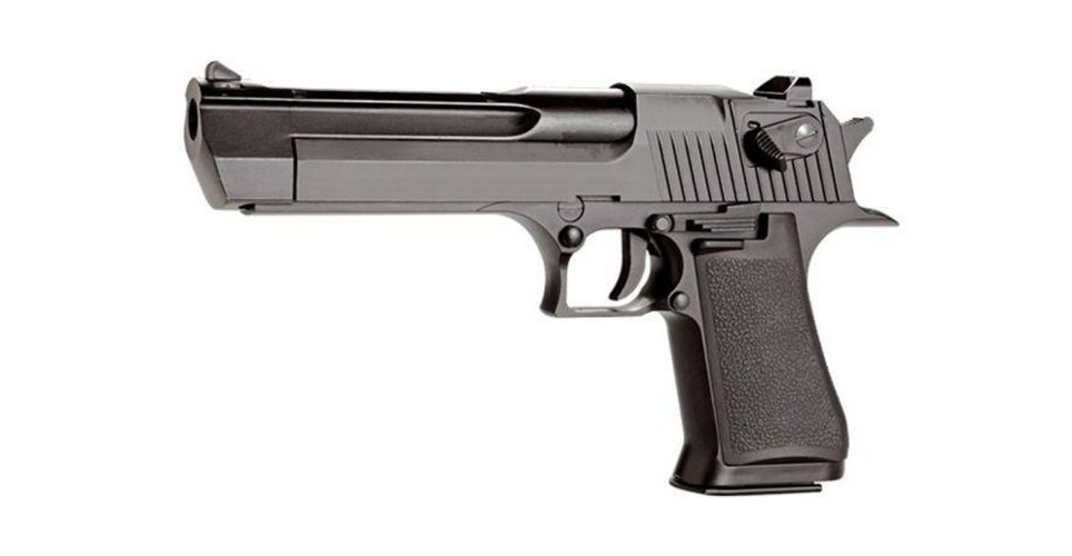 Desert Eagle Full Blowback in Black 6mm BB Co2 Gun Guns R Us