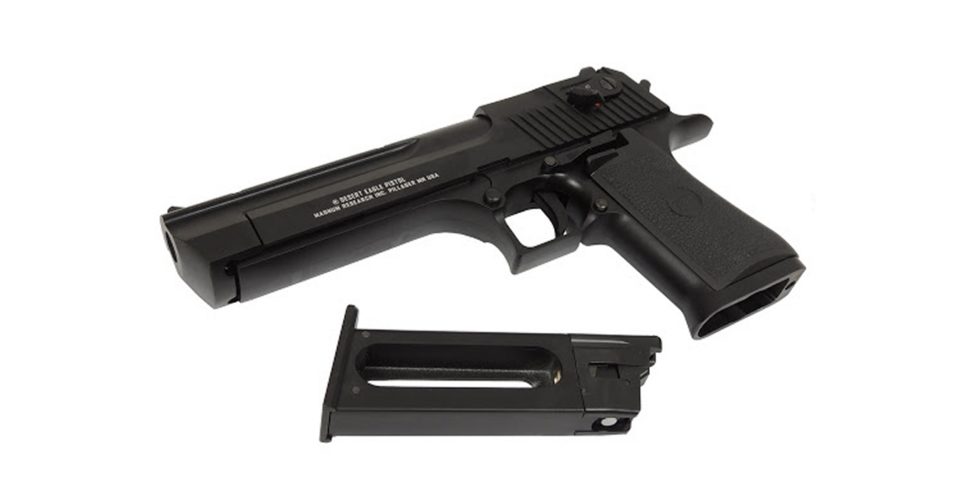 Desert Eagle Full Blowback in Black 6mm BB Co2 Gun Guns R Us