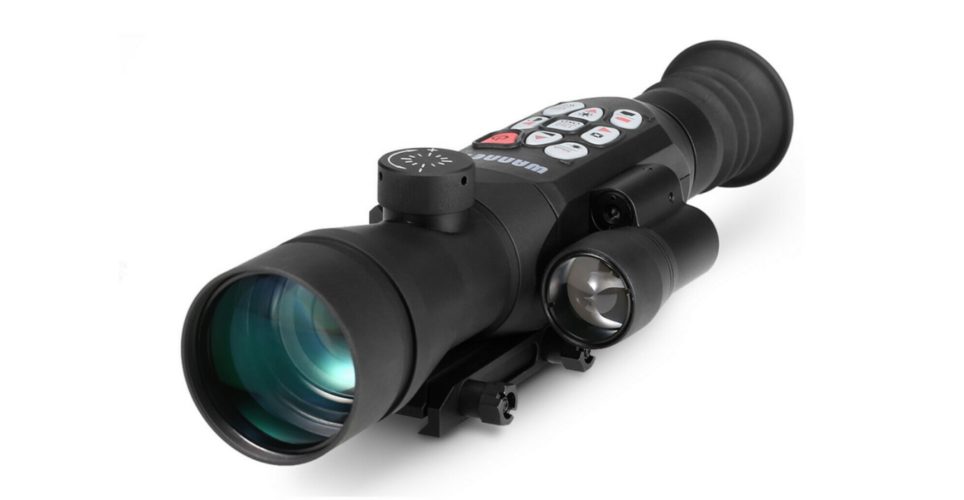 HD Night Vision Scope with GPS, WiFi, Ballistic Calculator, Range